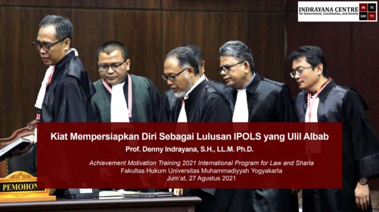 KIAT MEMPERSIAPKAN DIRI SEBAGAI LULUSAN IPOLS YANG ULIL ALBAB