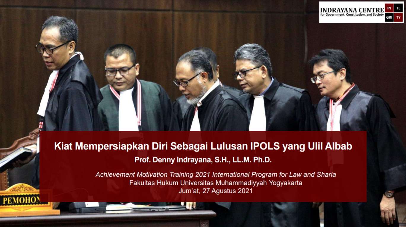 KIAT MEMPERSIAPKAN DIRI SEBAGAI LULUSAN IPOLS YANG ULIL ALBAB