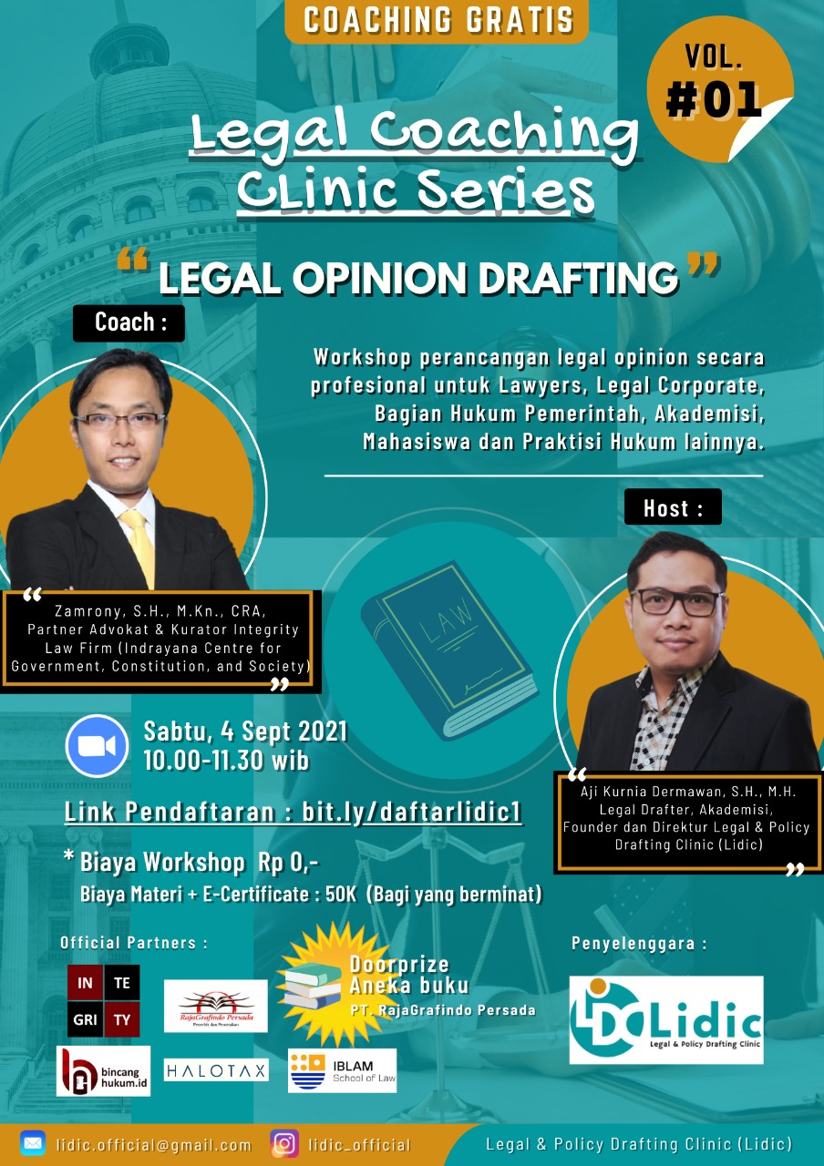 Legal & Policy Drafting Clinic (Lidic) #1
