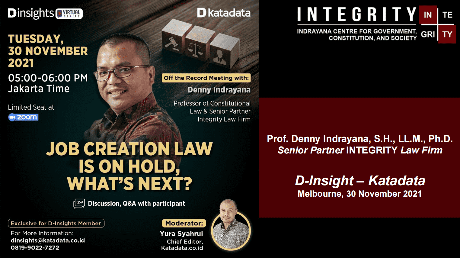 [INTEGRITY] Katadata - Job Creation Law is on Hold - What Next