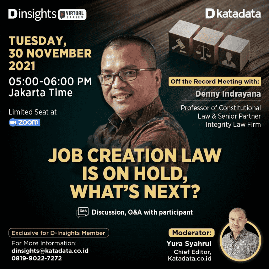 [INTEGRITY] Katadata - Job Creation Law is on Hold - What Next